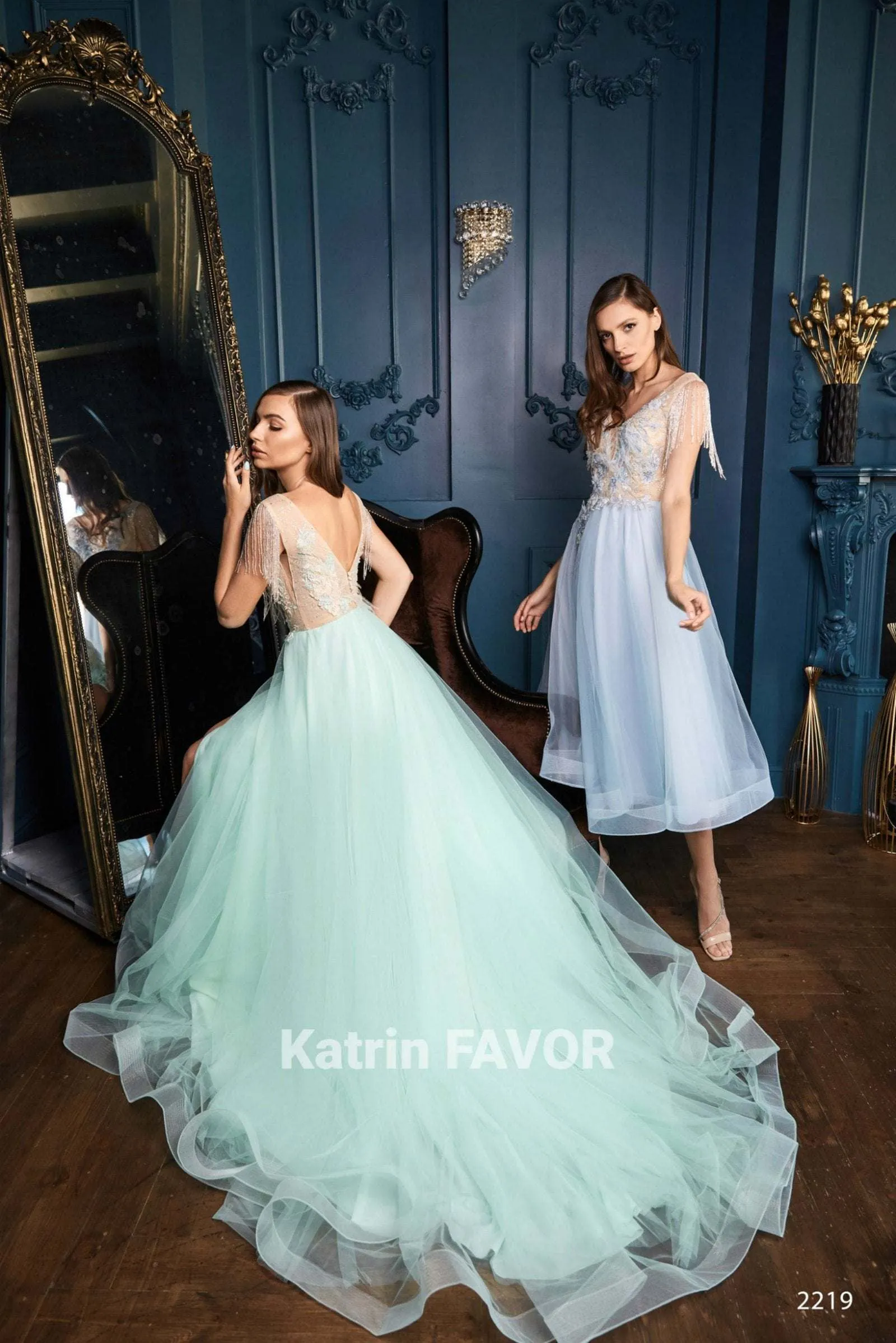 Gown with tulle | Dresses for women special occasion | KatrinFAVOR