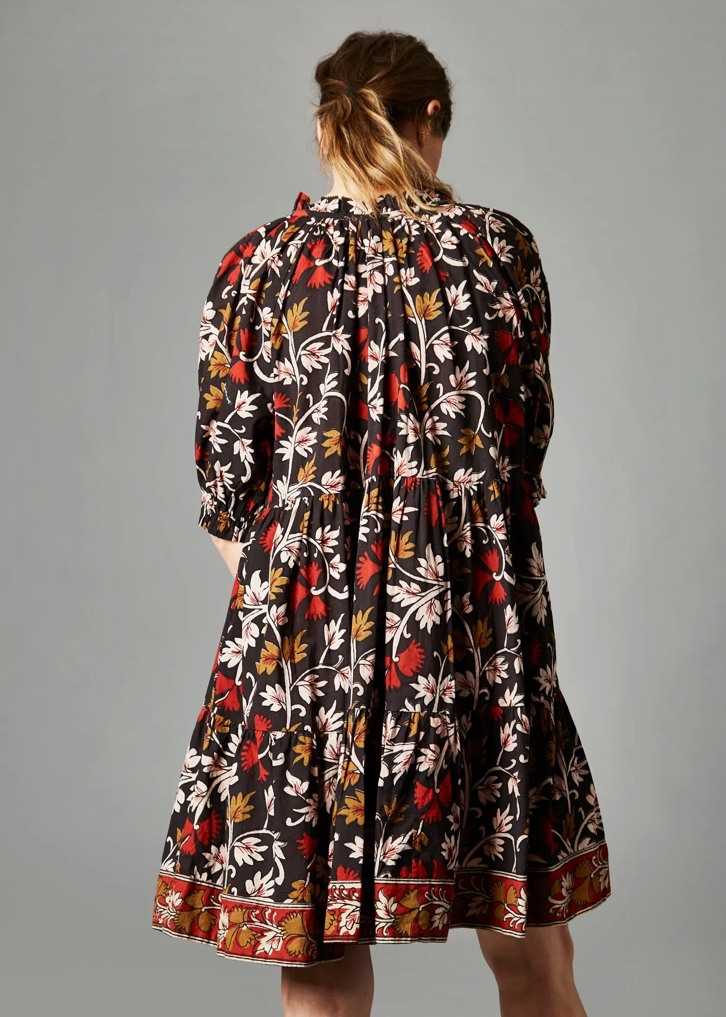 Graziana Short Dress, Lady Black