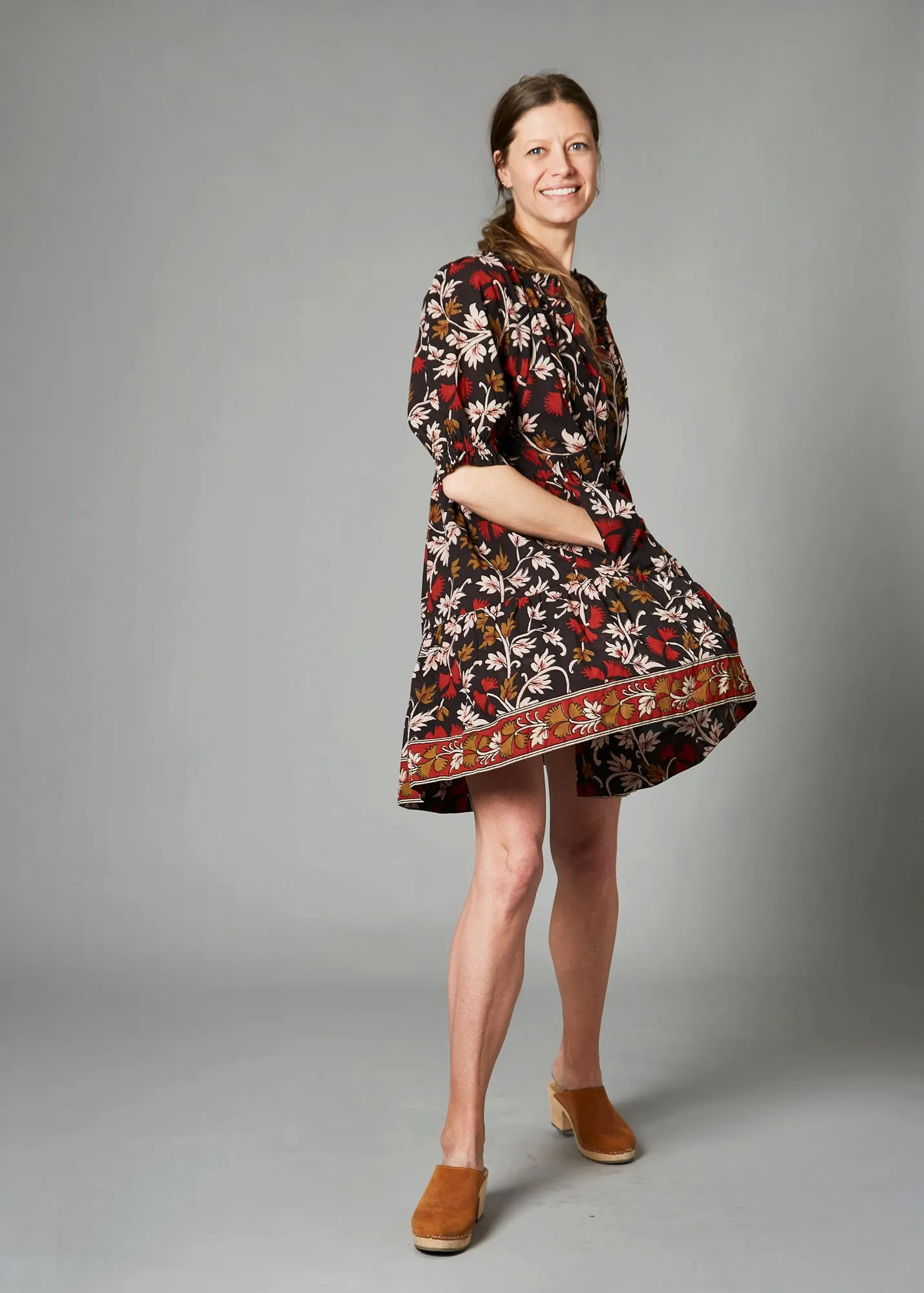 Graziana Short Dress, Lady Black