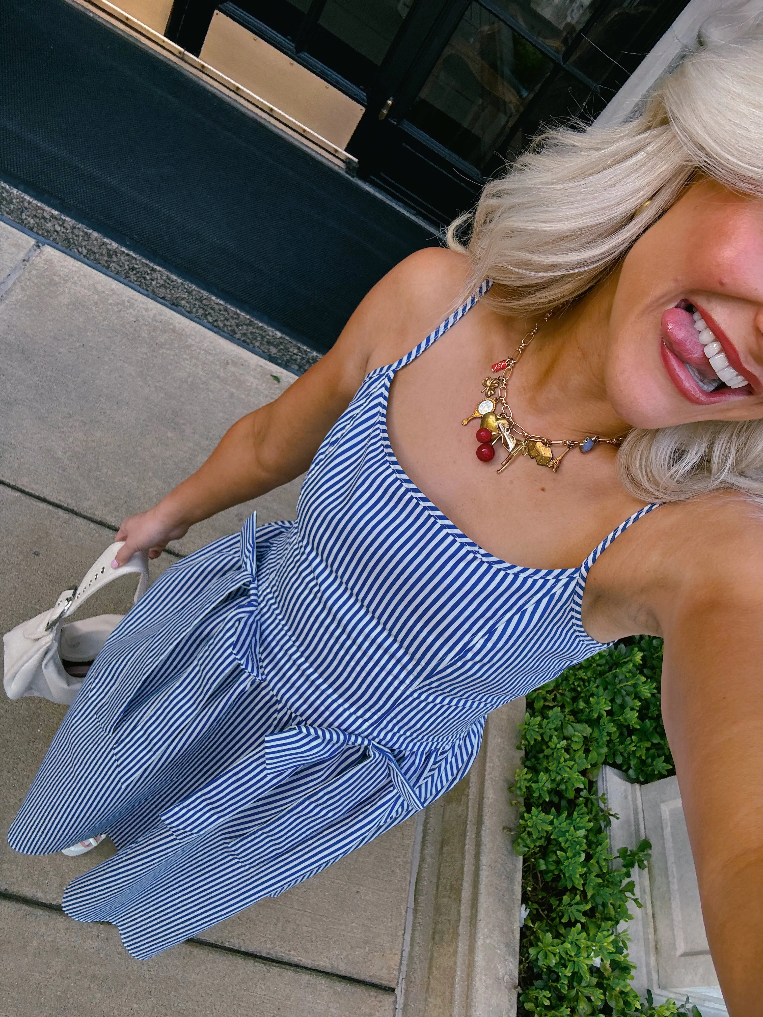 Hamptons House Midi Dress// Blue *RESTOCKED*