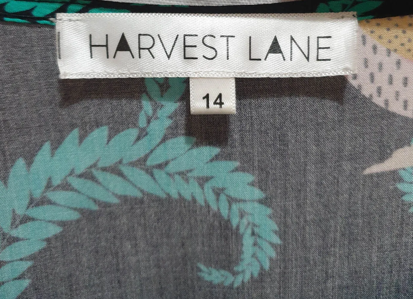 Harvest Lane unique print top size 14