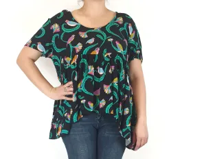 Harvest Lane unique print top size 14