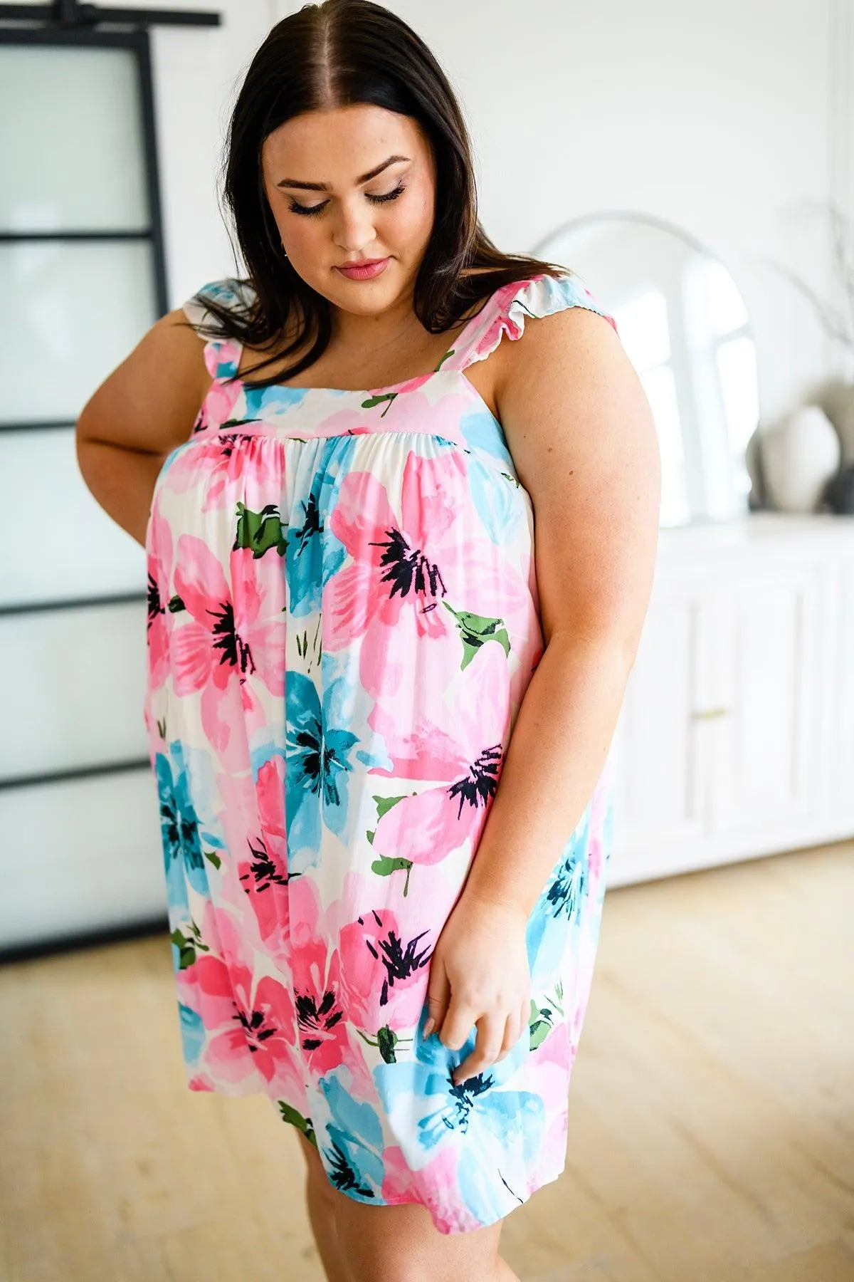 Hazel Blues® | Candid Conversations Floral Dress