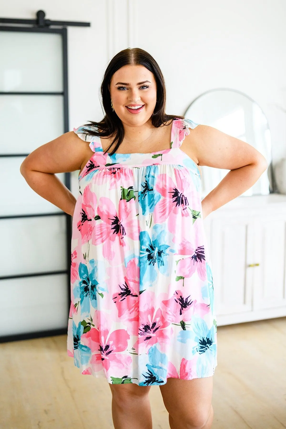 Hazel Blues® | Candid Conversations Floral Dress