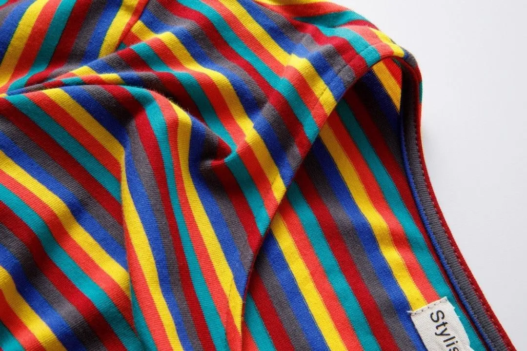 Hazel Stripe Skater Breastfeeding Dress
