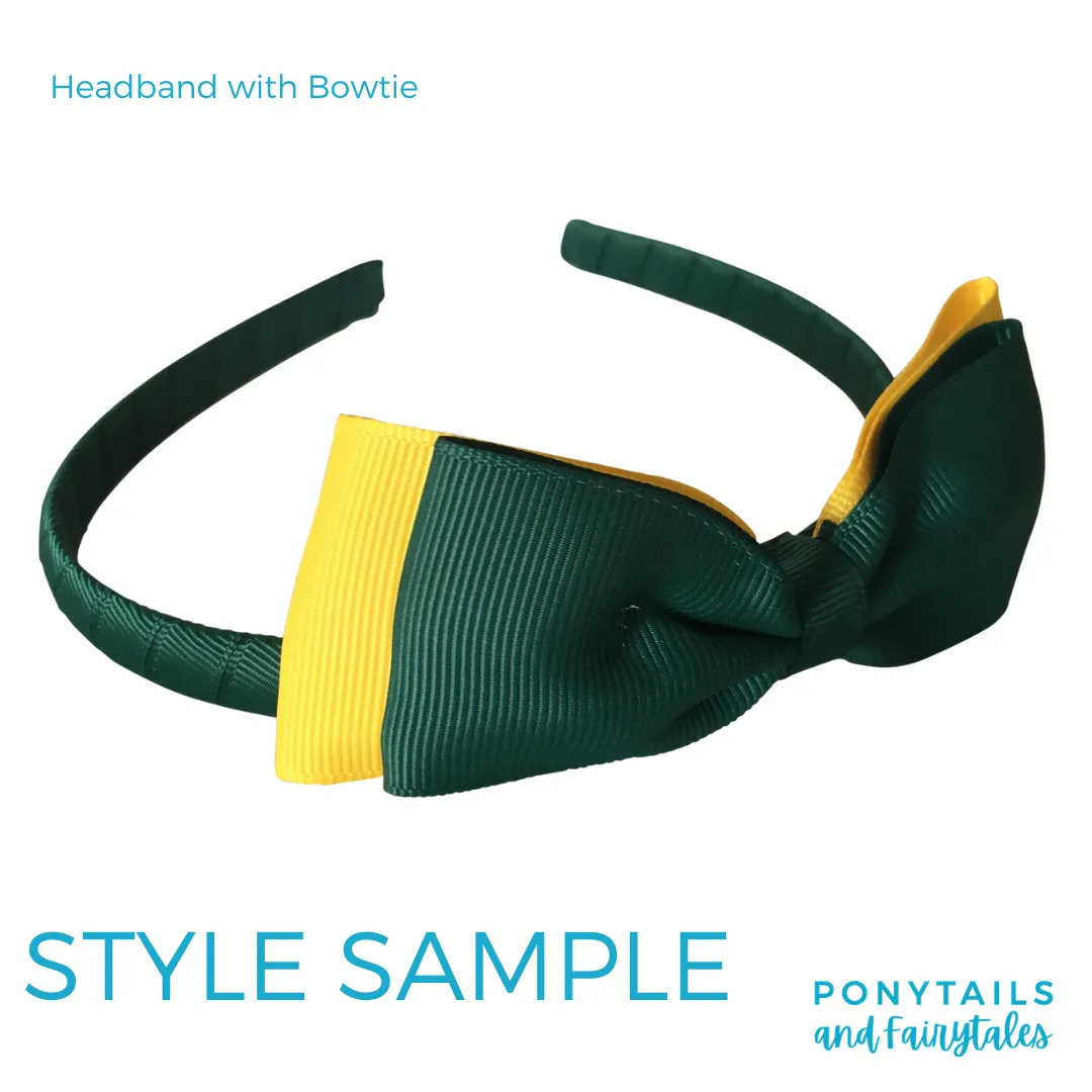 Headband with Bowtie - Multi Colour