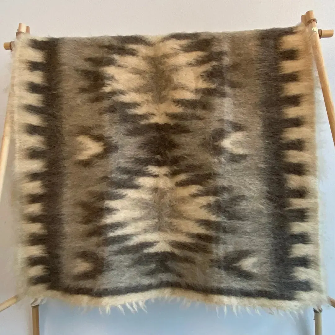 Heavy Throw  Blanket Wool Organic