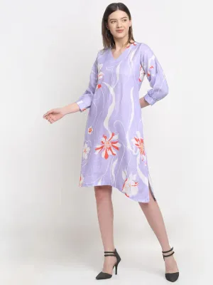 Hemp Wave Print Tunic
