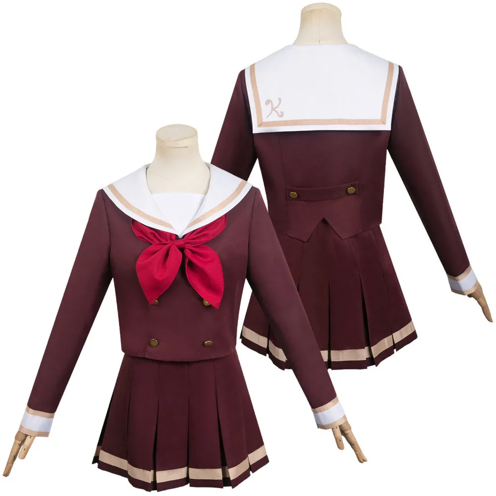 Hibike! Euphonium  Oumae Kumiko Brown School Uniform Cosplay Costume Outfits Halloween Carnival Suit