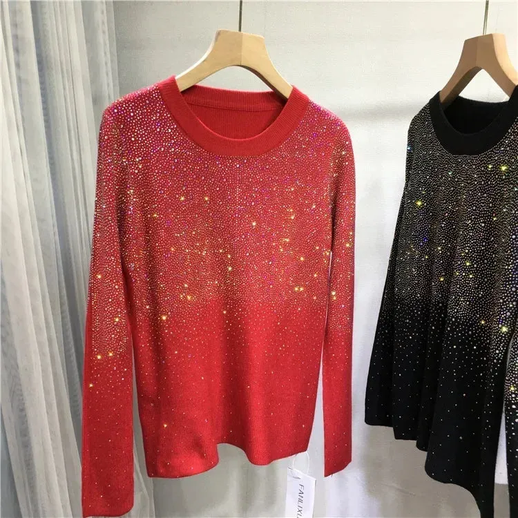 Hot Diamond Sparkling Turtleneck Sweater