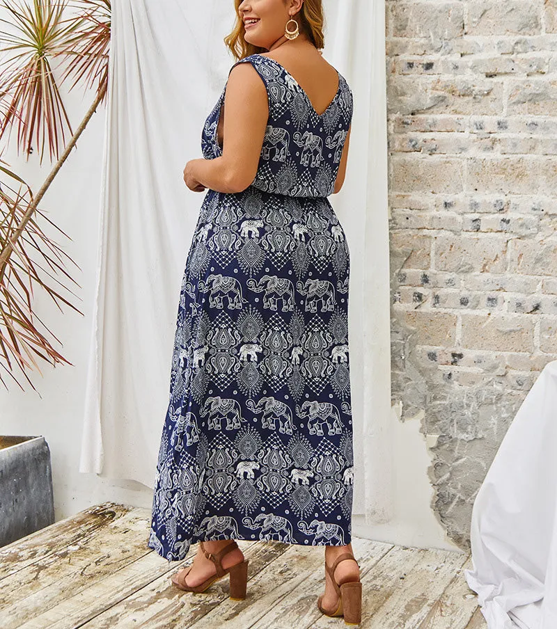 Hot Explosion Sexy V-neck Fashion Dress