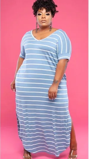 Hot Summer Maxi Dress, 2 Colors (Plus Size)