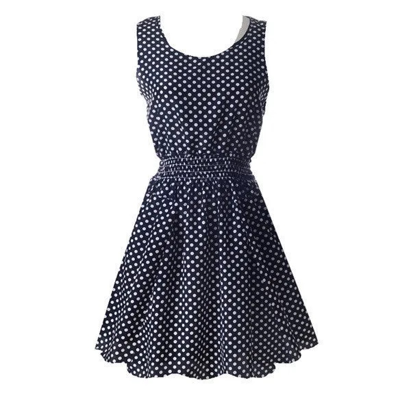 Hot Women Mini Chiffon Beach Dress Vestidos Sleeveless Sundress Floral Tank Dresses
