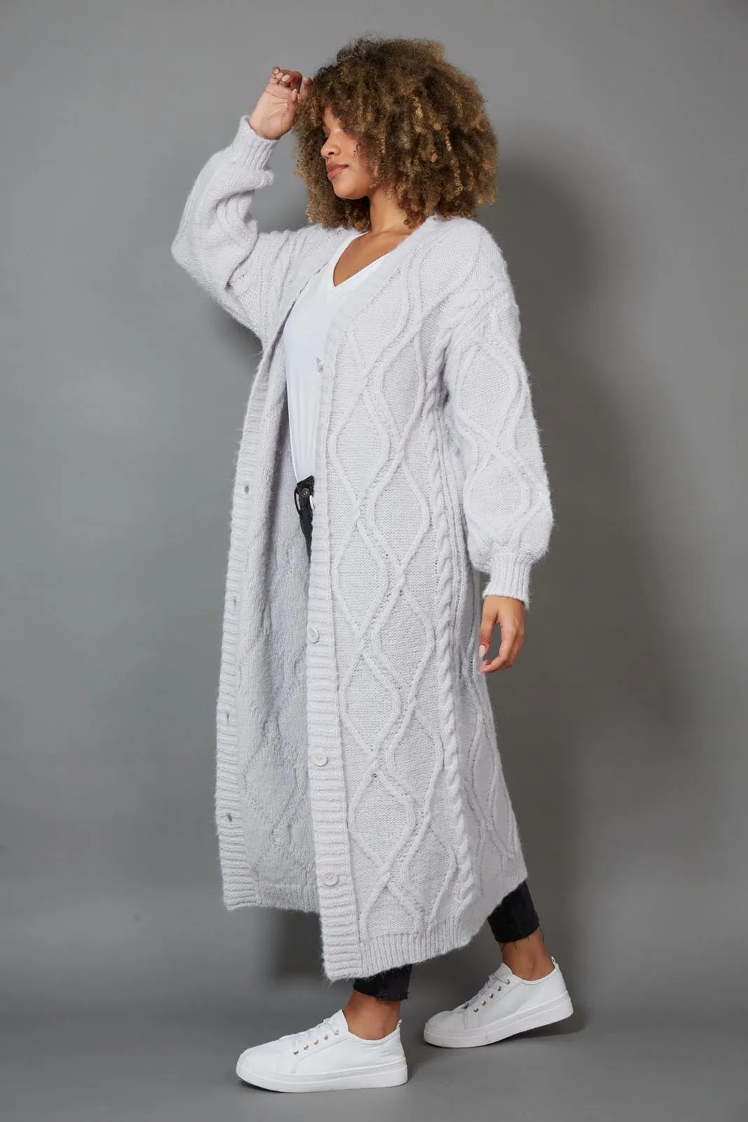 Howie Cable Knit Cardigan - OSFM