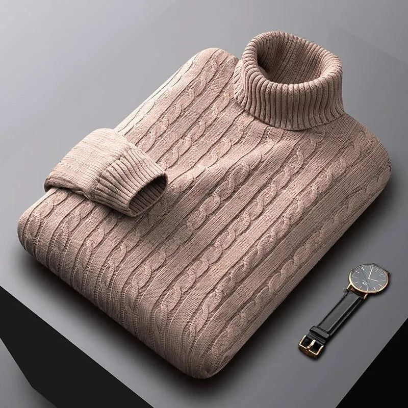 Hudson Turtleneck Knitted Sweater