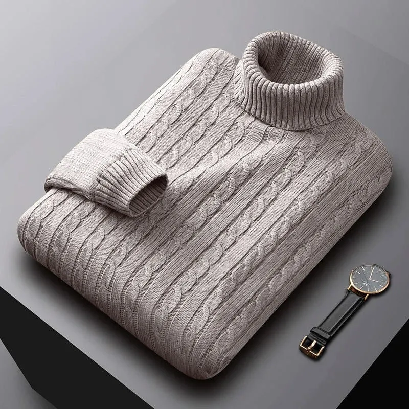 Hudson Turtleneck Knitted Sweater