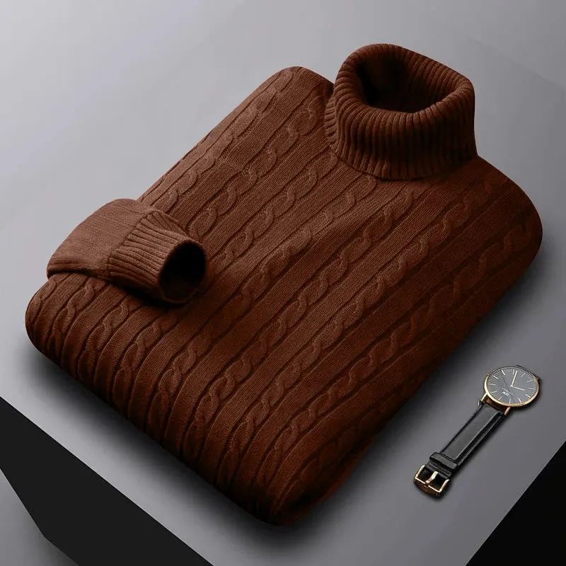 Hudson Turtleneck Knitted Sweater
