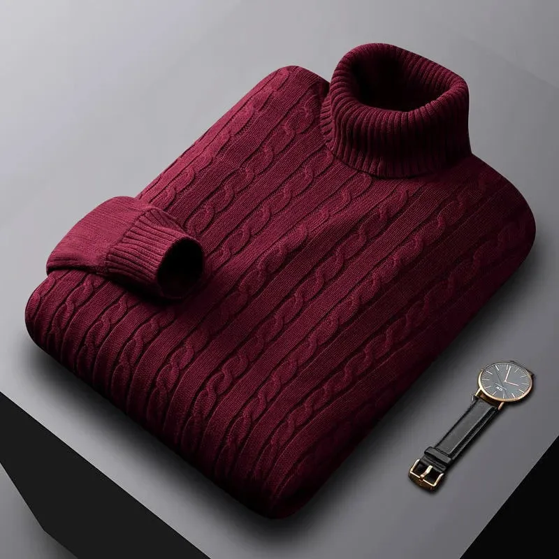 Hudson Turtleneck Knitted Sweater