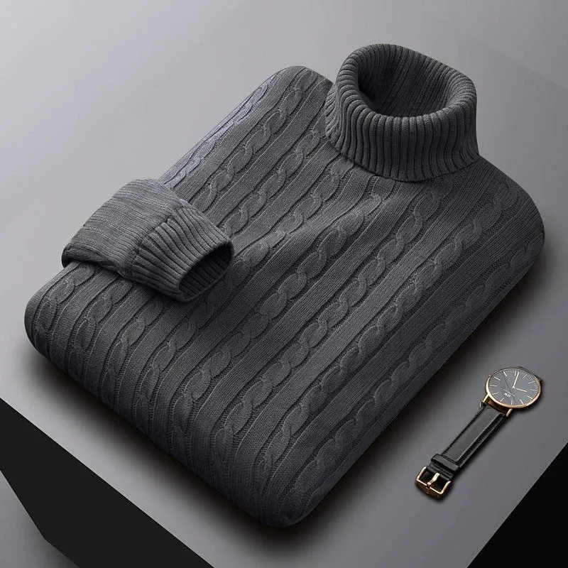 Hudson Turtleneck Knitted Sweater