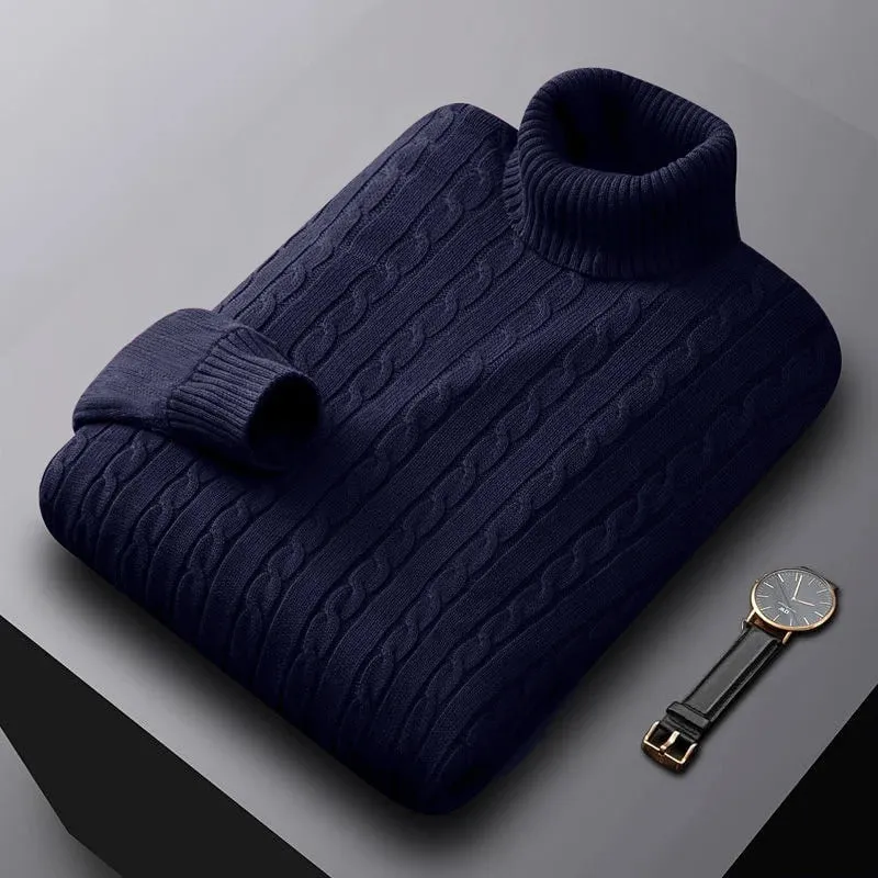 Hudson Turtleneck Knitted Sweater