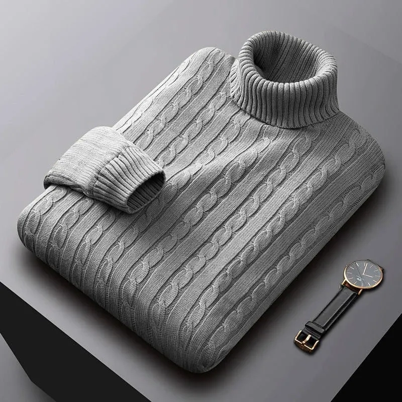 Hudson Turtleneck Knitted Sweater