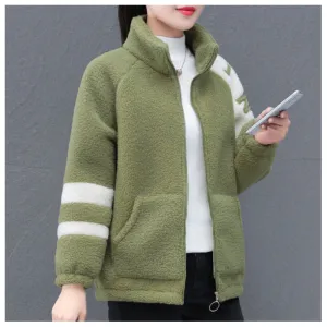 INSTOCK-Granular fleece loose coat