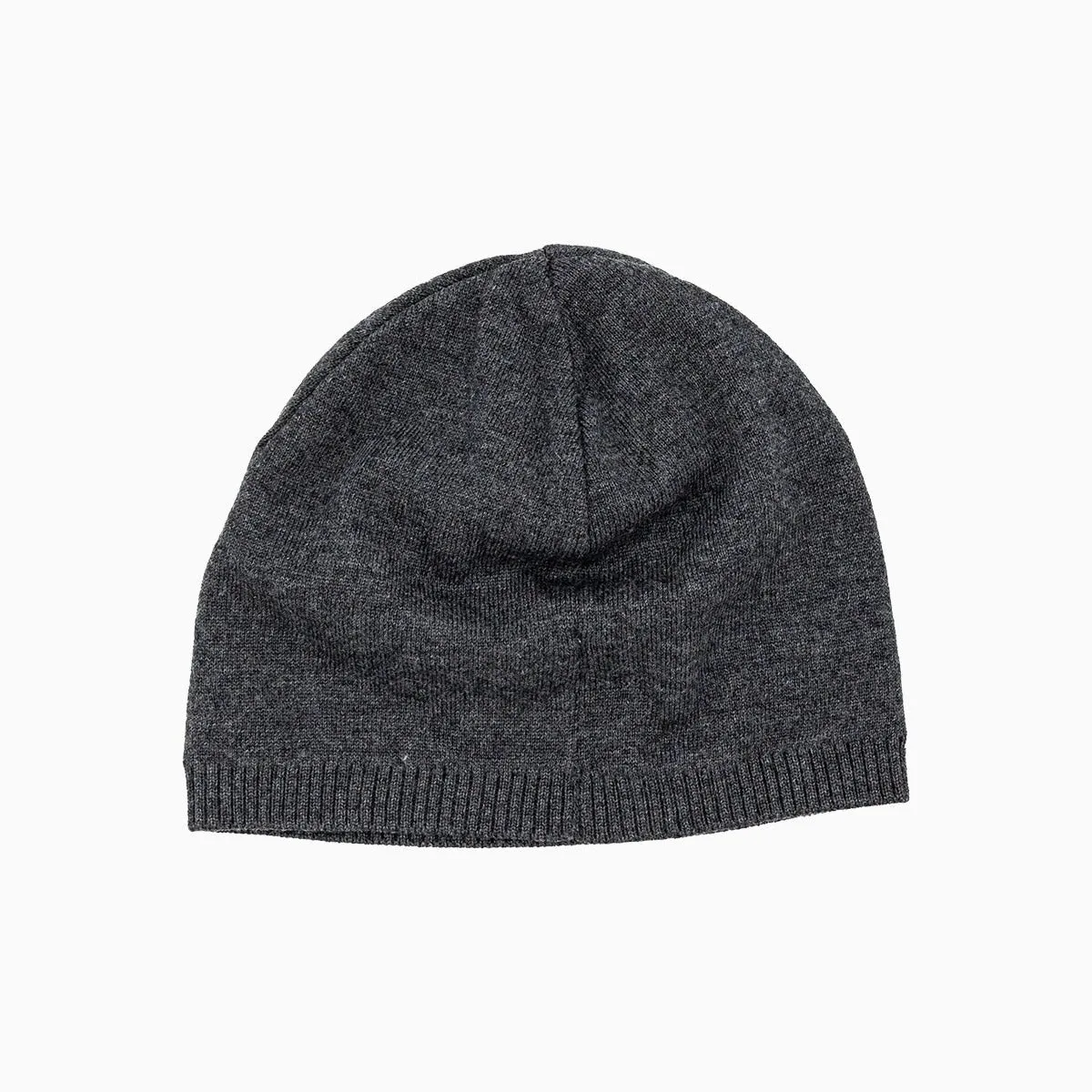 Jacquard Crocodile Wool Reversible Beanie Hat