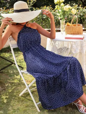 Janaha Dress - Navy Blue