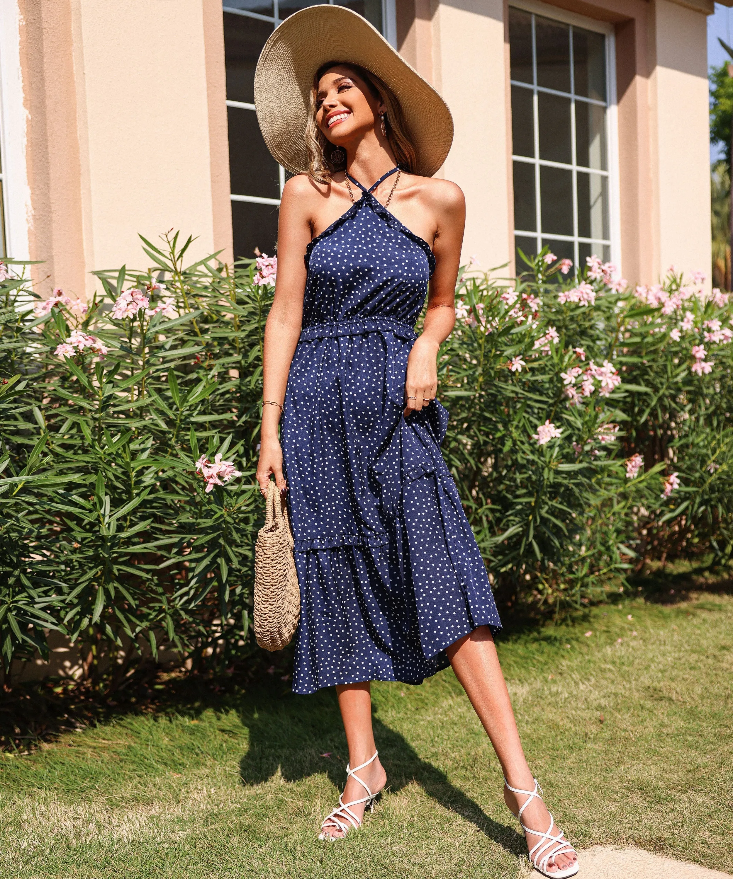 Janaha Dress - Navy Blue