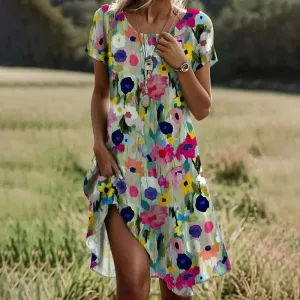 Julia® | Flowery Summer Dress