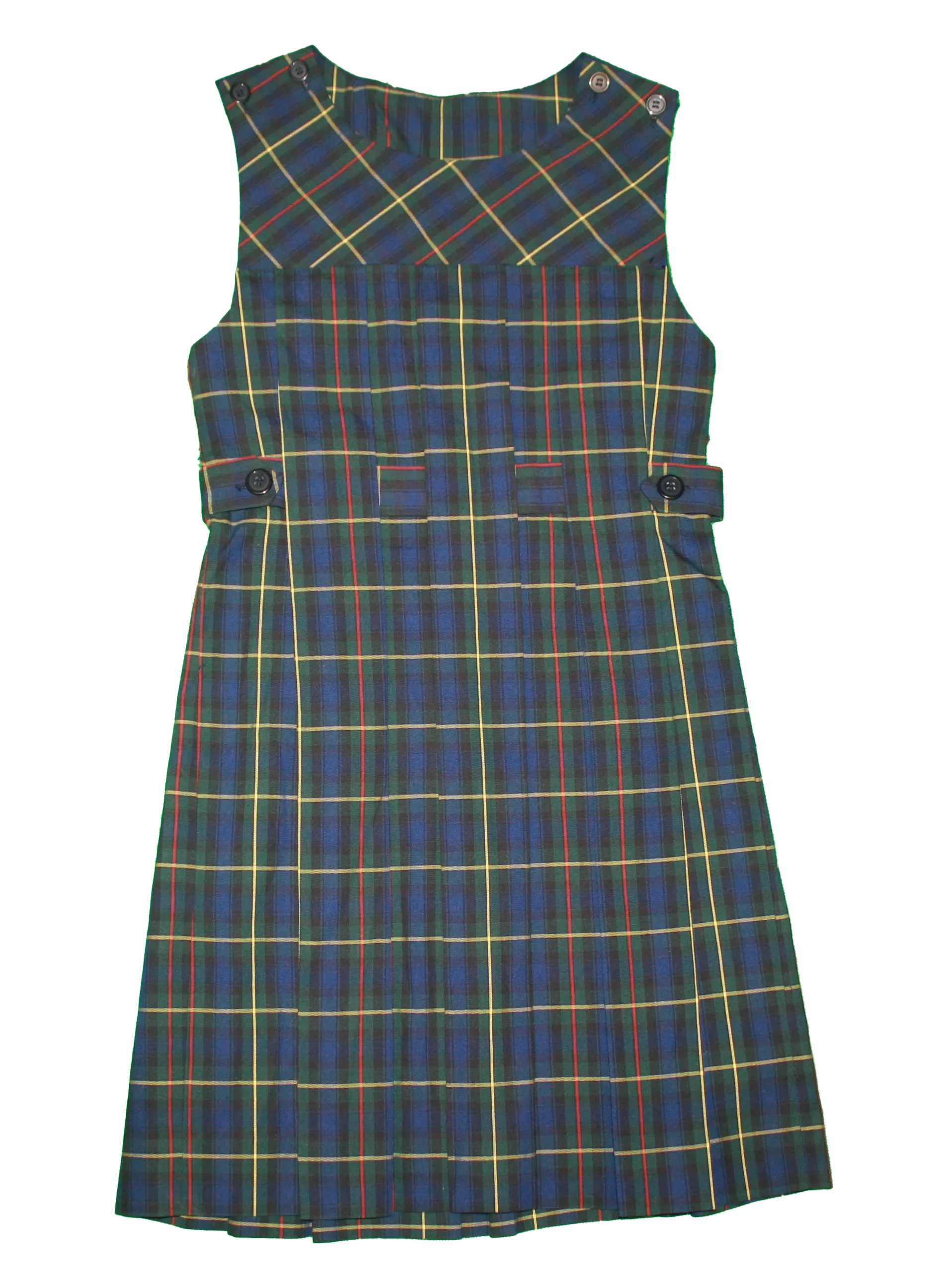 Jumper, Plaid #3M Attached Belt Tunic