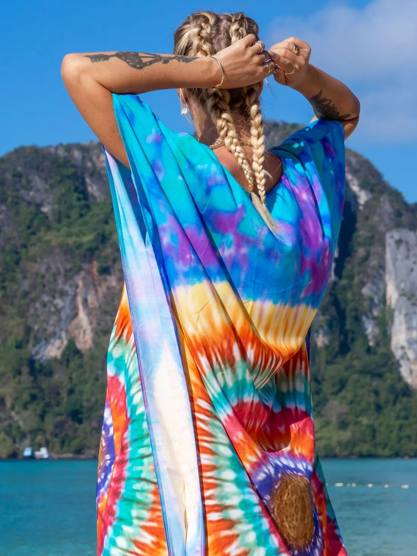 Kaftan Dresses for Women Plus Size Bathing Suit Cover up Caftan Maxi Beach Dresses