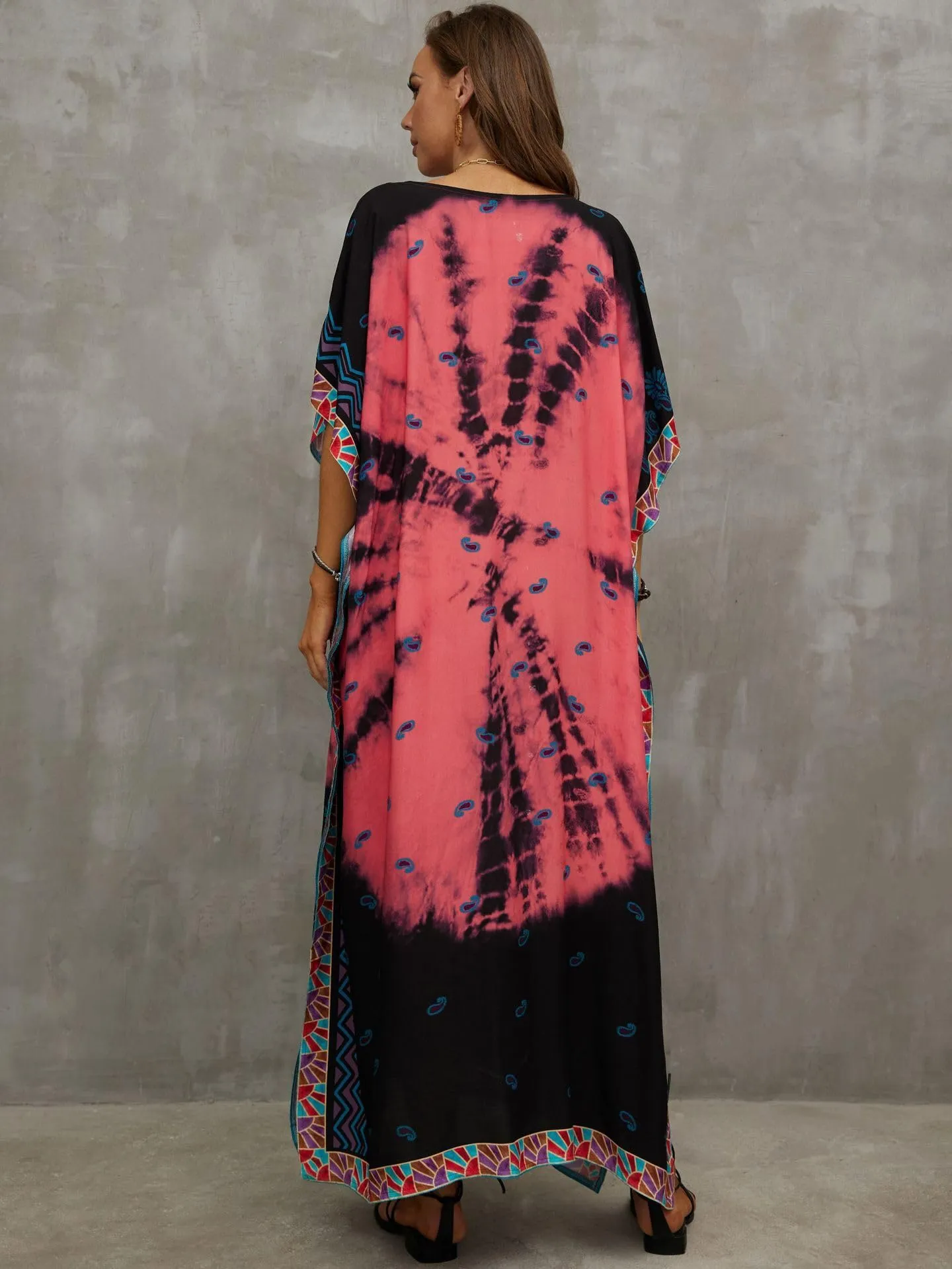 Kaftan Dresses for Women Plus Size Bathing Suit Cover up Caftan Maxi Beach Dresses