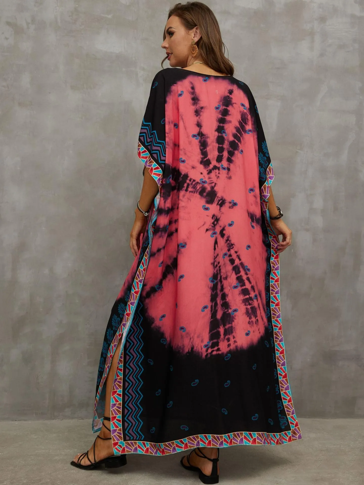 Kaftan Dresses for Women Plus Size Bathing Suit Cover up Caftan Maxi Beach Dresses