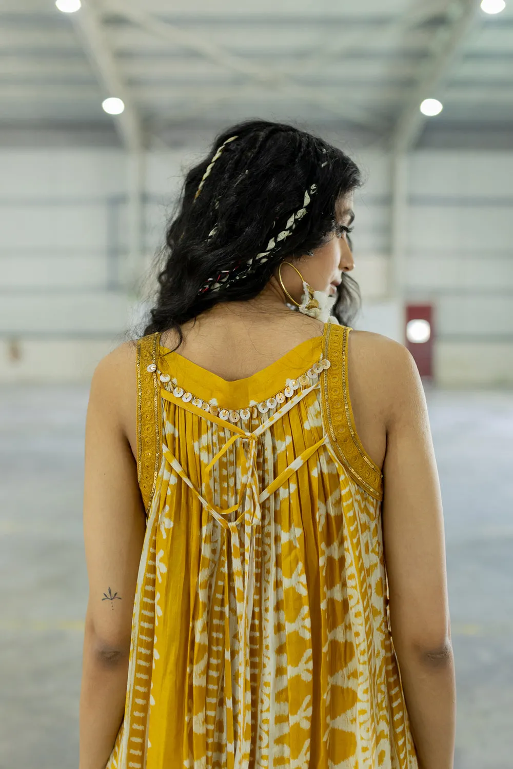 Kai Mustard Maxi Dress