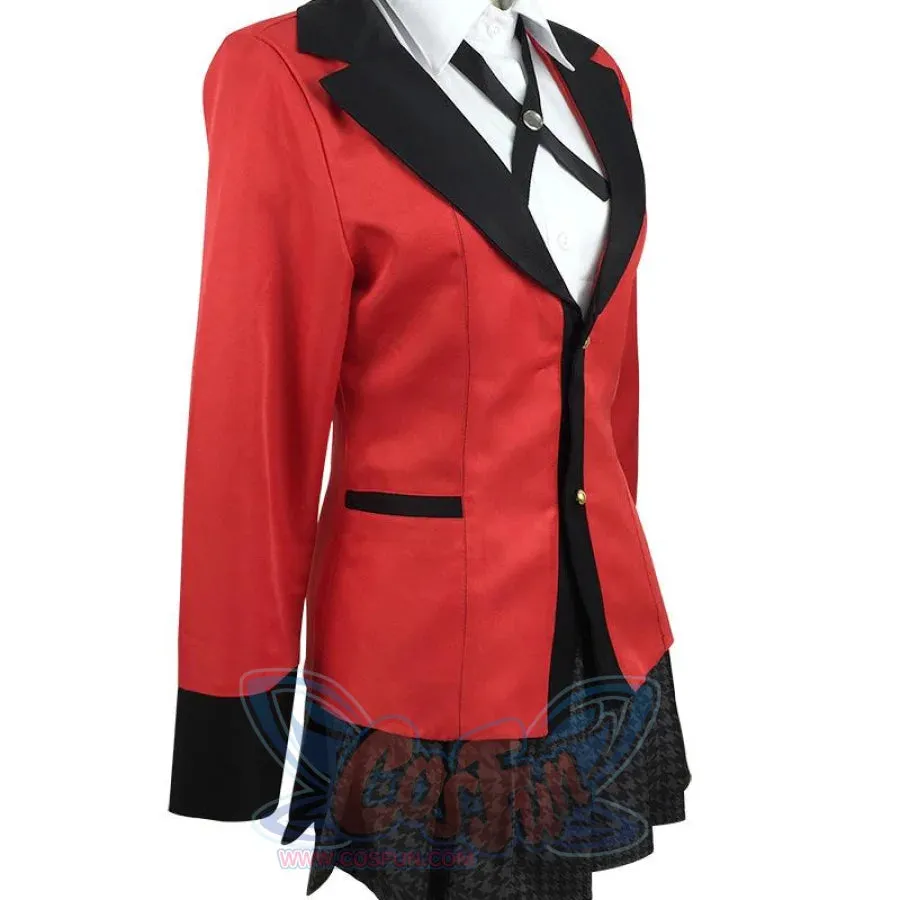 Kakegurui Jabami Yumeko Cosplay Costume School Uniform mp005024