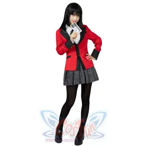 Kakegurui Jabami Yumeko Cosplay Costume School Uniform mp005024