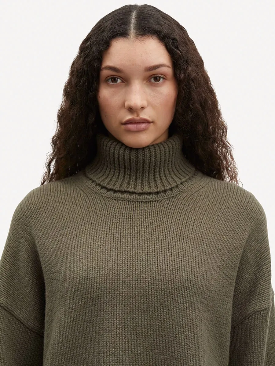 Keik Turtleneck Jumper - Sea Turtle