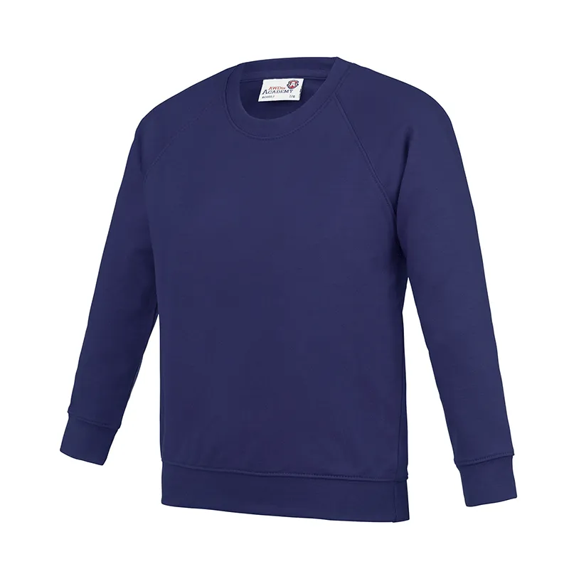 Kids Academy raglan sweatshirt, Personalised Gift