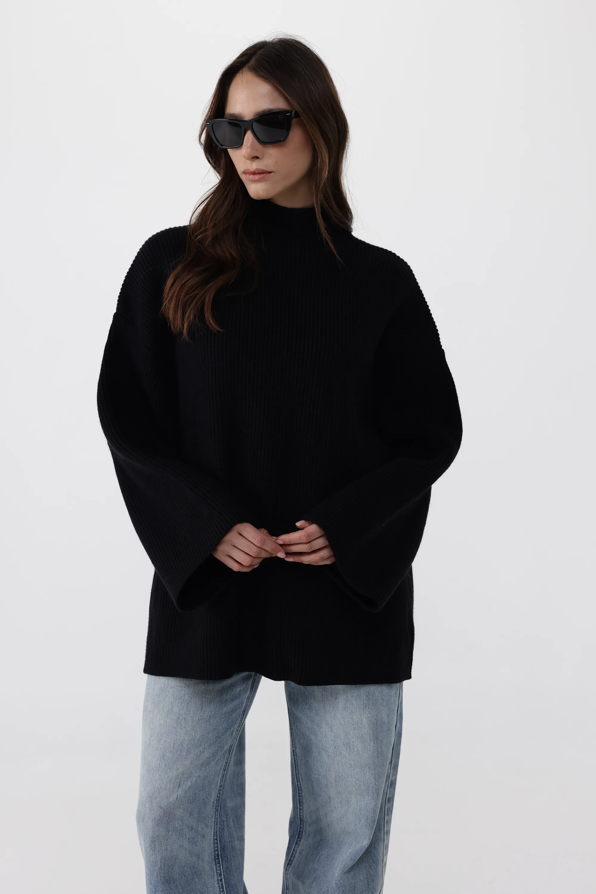Knitted Black Sweater