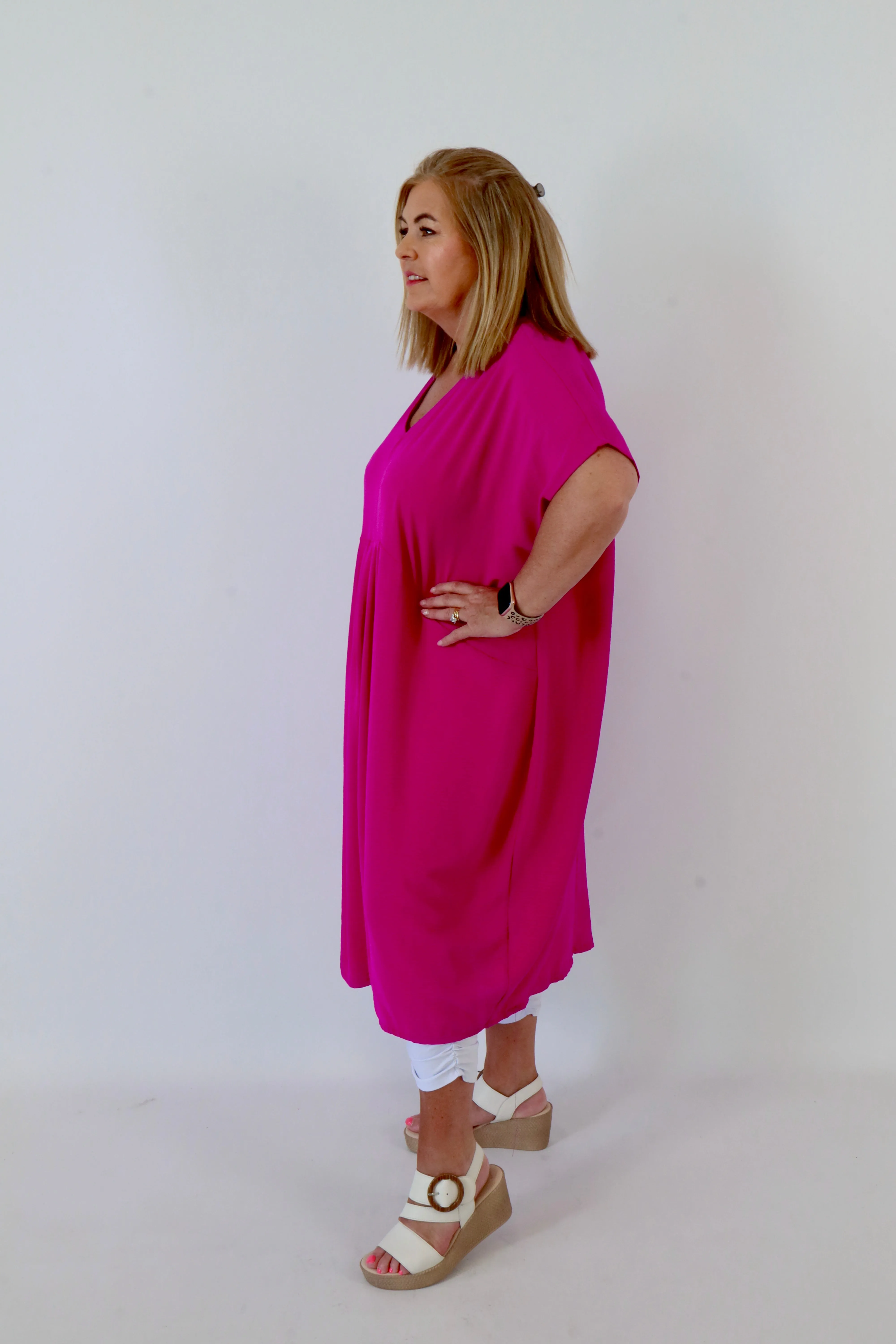Lexi Dress in Magenta
