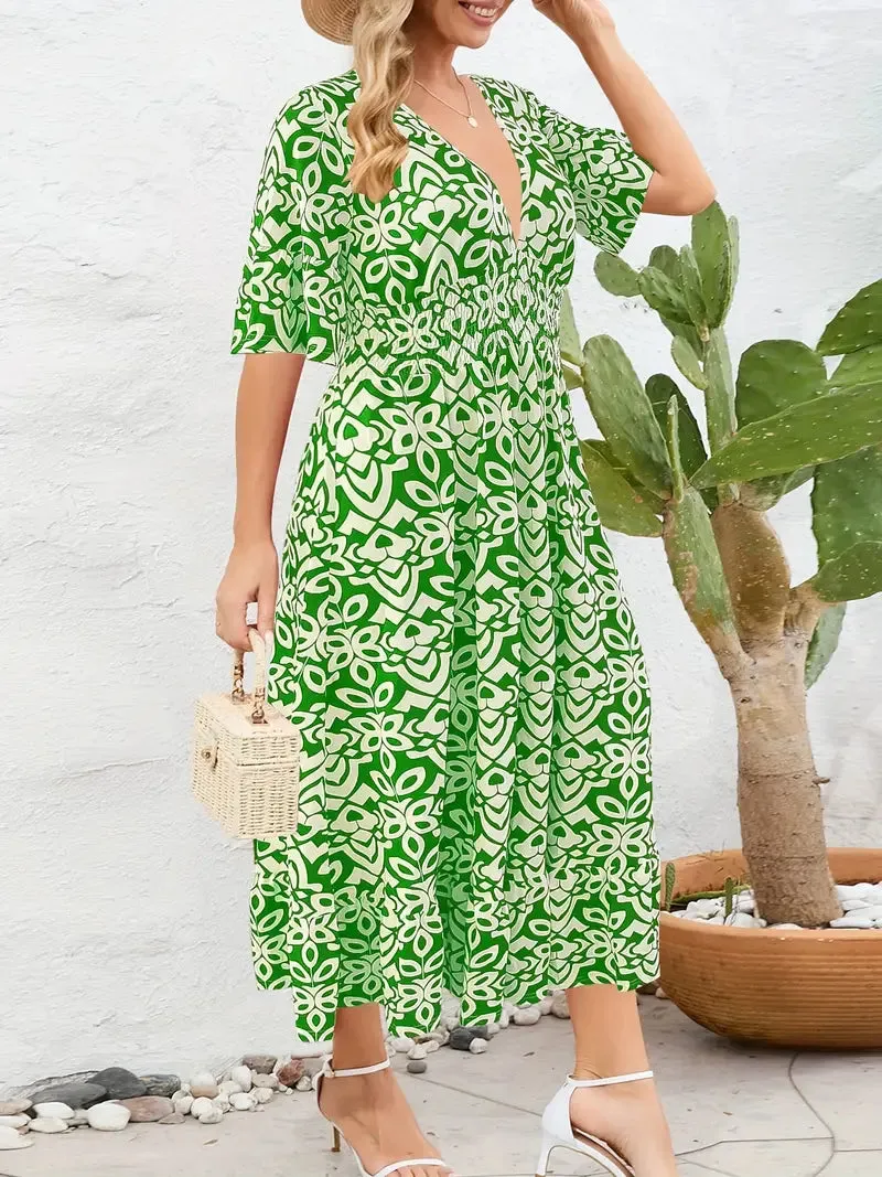 Liliana | Plus Size Floral Maxi Dress