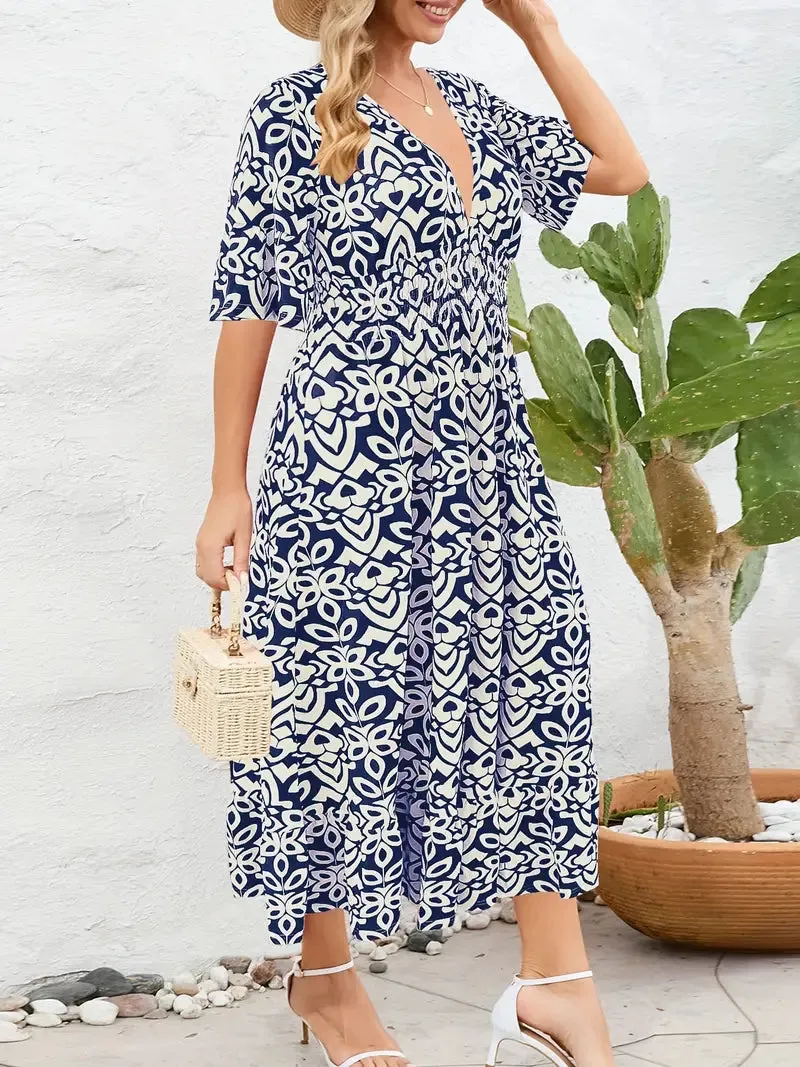Liliana | Plus Size Floral Maxi Dress
