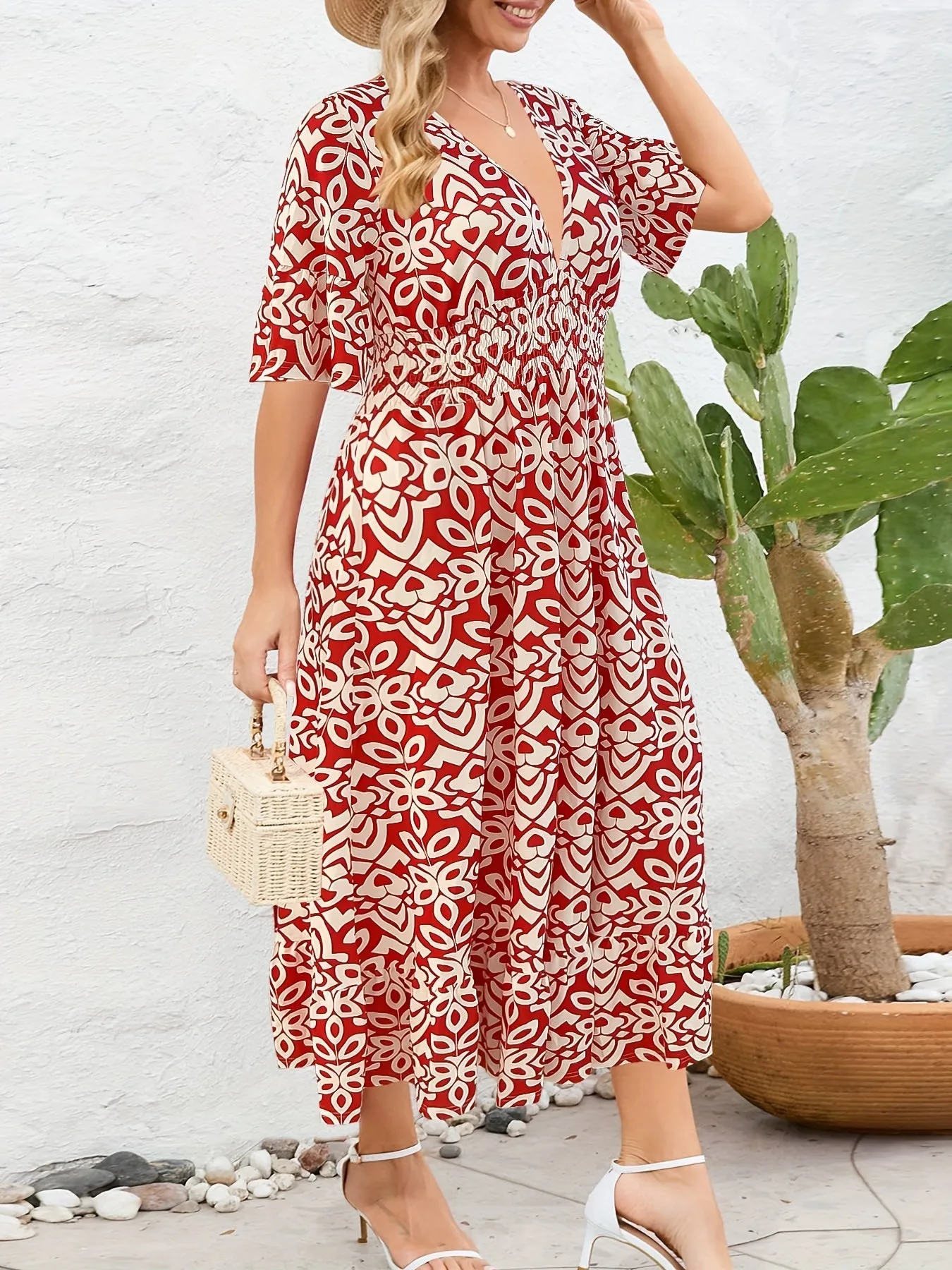Liliana | Plus Size Floral Maxi Dress