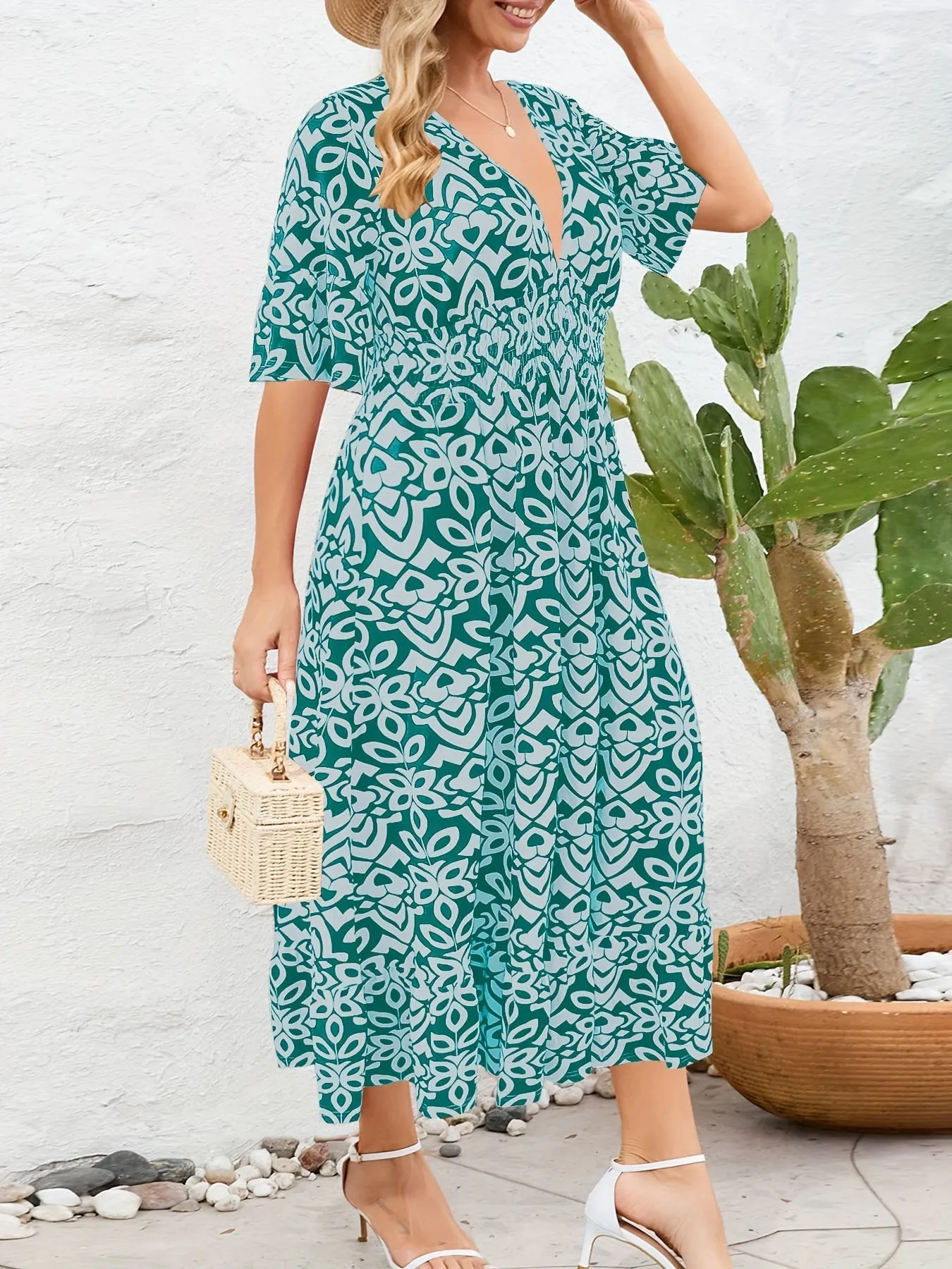Liliana | Plus Size Floral Maxi Dress
