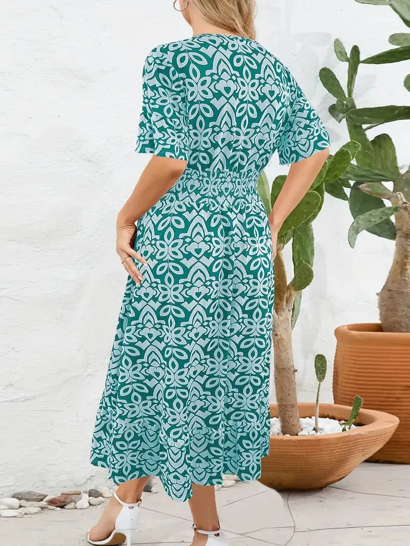 Liliana | Plus Size Floral Maxi Dress