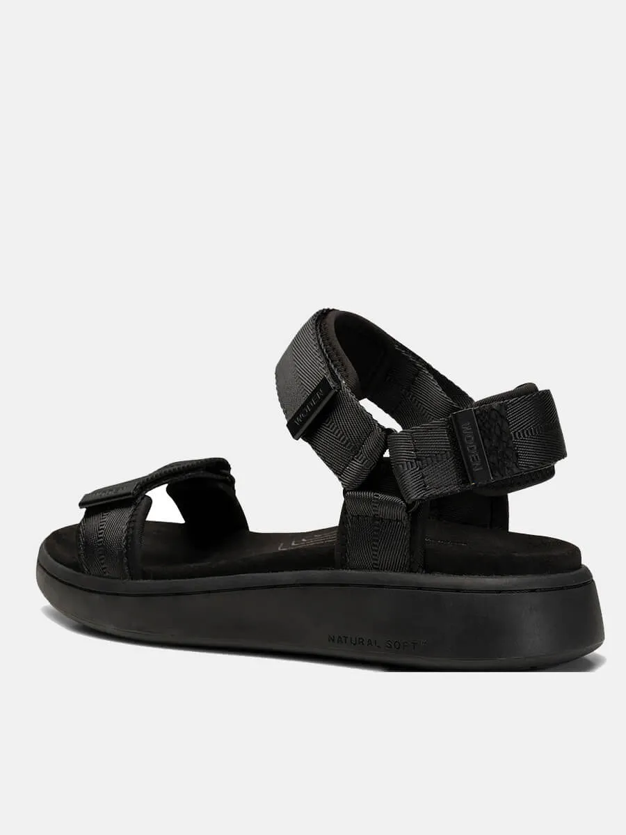 Line Sandals - Black/Black