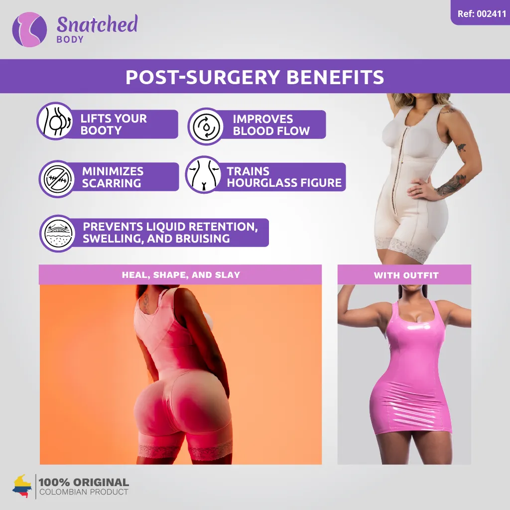 Lipo | Stage 2 Faja Colombiana Post-Op  | With Bra