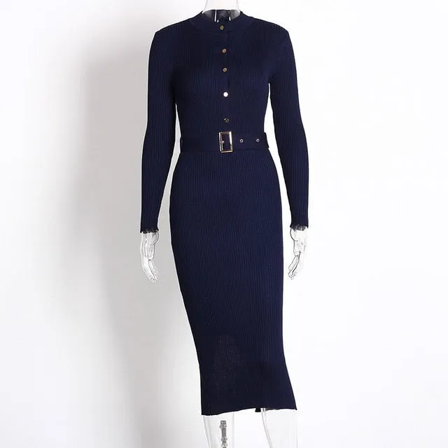 Long Sleeve Pencil Dress
