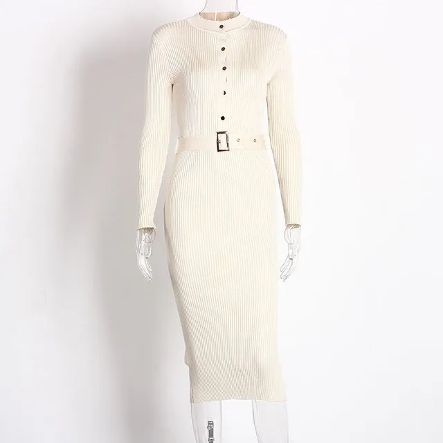 Long Sleeve Pencil Dress